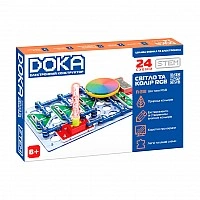 Электронный конструктор "Свет и цвет RGB" DOKA D70700 со светом