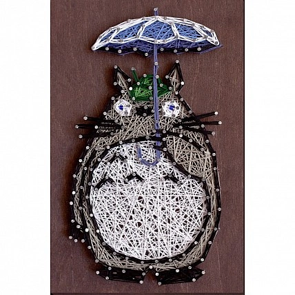 Набор стринг-арт «Тоторо» ABC-025 деревянная основа