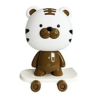 Ночник детский «Тигр на скейте» MGZ-1408(Brown) сетевой, питание от USB