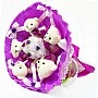 Bouquet of soft toys 5 bears 5291IT