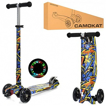 Children's scooter MAXI iTrike JR3-055-WP10