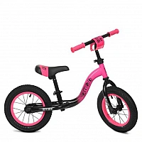 Balance bike for children Profi Kids ML1201A-4 pink-black