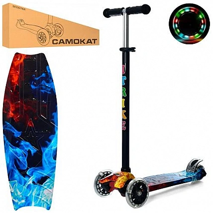 Самокат дитячий MAXI iTrike JR 3-055-1-WP14