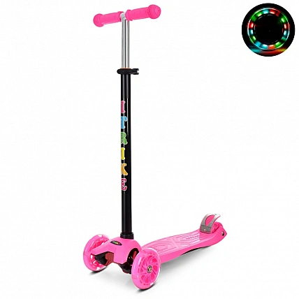 Самокат детский MAXI iTrike JR3-003-P1 с подсветкой