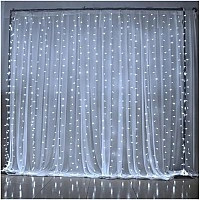 Garland curtain "Rays of dew" ZABI-31 3*3 W 3*3 m, USB