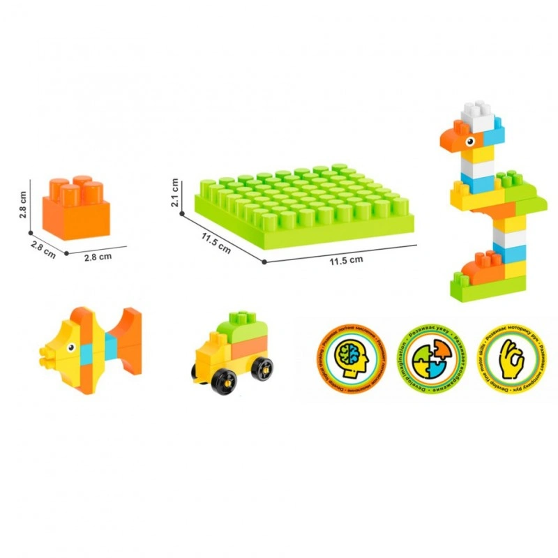 Игрушка "Конструктор ТехноК", арт.6573TXK 90 дет.