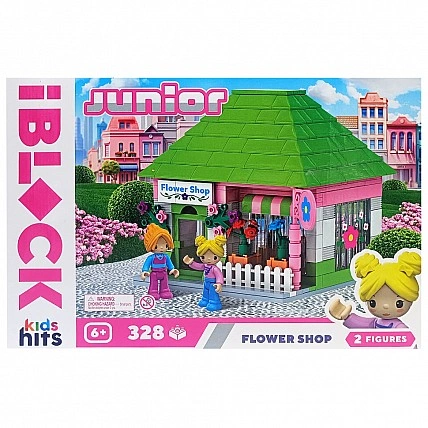 Конструктор детский «Цветочный магазин» KH08/013/11, 328 деталей