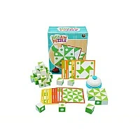 Детская игра «Головоломка» 33FK-2 кубики, наклейки, змейка, карточки-задания