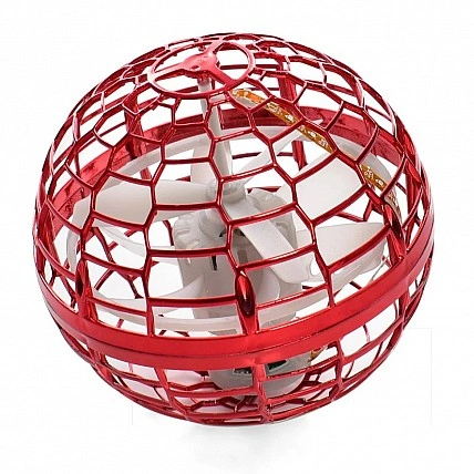 Летающий шар-спиннер Flynova pro 368FN, со светом Красный