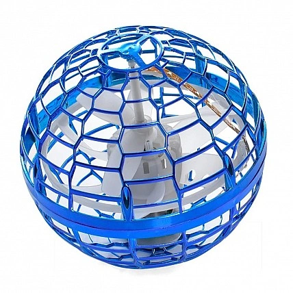 Летающий шар-спиннер Flynova pro 368FN, со светом Синий