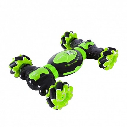 Машинка на радиоуправлении Перевертыш JT376 свет Зеленый