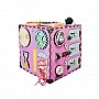 Развивающая игрушка Бизикуб Temple Group TG200132 30х30х30 см Розовый