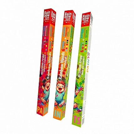 Детский набор для творчества "Радужные ручки" 5028-AC Пальчиковые краски