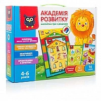 Детская развивающая настольная игра "Академия развития" VT5412-03, 4-6 лет
