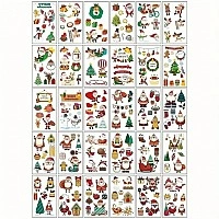 Набор детских временных тату "Рождество и Новый год № 1" tattoo-mini-set-cmas-30-1