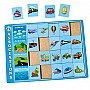 Wooden Puzzle Insert "Types of Transport" Ubumblebees (PSD096) PSD096