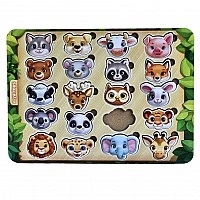 Wooden Puzzle Sorter "Faces" Ubumblebees (PSF084) PSF084