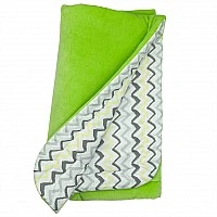 Плед детский МС 110612-12 трикотаж, зеленый 78 х 90 см