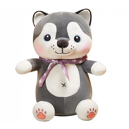 Детская мягкая игрушка "Собачка" L1131 игрушка с пледом, размер 50 см