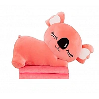Детская мягкая игрушка "Коала" L1129(Pink) игрушка с пледом, размер 50 см