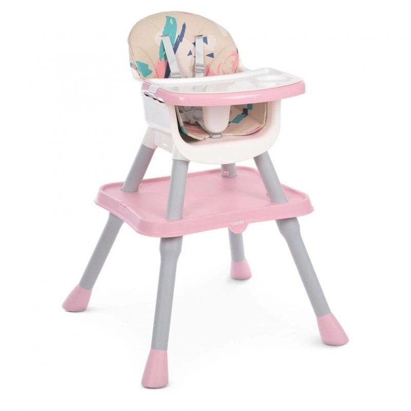 Стульчик для кормления 3 в 1 M 5672-8 розовый