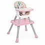 Стульчик для кормления 3 в 1 M 5672-8 розовый