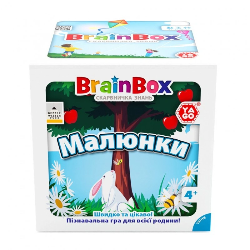 Карточная игра Brainbox "Рисунки" Yago BZZBRPI01UA 55 карточек 1 игральный кубик
