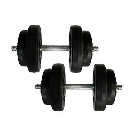 Гантели наборные композитные Rock Pro-R NE-PL-R-009-2, 2 шт по 9 кг