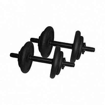 Гантели наборные литые 2 шт по 8,5 кг NE-300-GP009-2