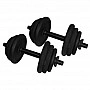 Гантели наборные литые NE-300-GP013-2, 2 шт по 12,5 кг