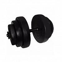 Гантель наборная композитная в пластиковой оболочке Rock pro 18,5 кг NE-PL-G-018