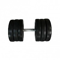 Гантель наборная композитная в пластиковой оболочке Rock Pro-R 16,5 кг NE-PL-R-016