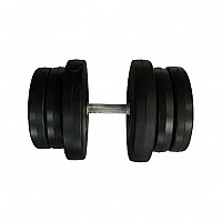 Гантель наборная композитная в пластиковой оболочке Rock Pro-R 21,5 кг NE-PL-R-021