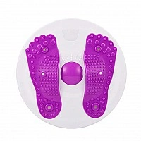 Диск массажный "FitGo" NE-F2234 бело-фиолетовый