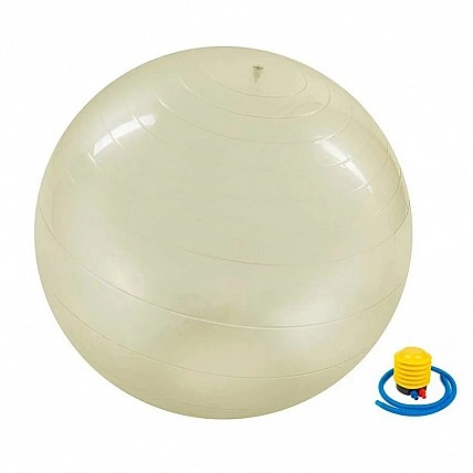 Мяч для фитнеса (фитбол) "HMS" NE-TRN21-85 прозрачный 85 см