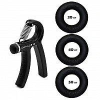 Набор кистевых эспандеров кольцо+эспандер ножницы Power Grip Set1 NE-1587-60