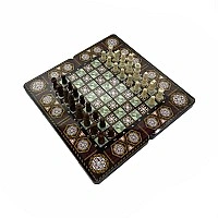 Набор настольных игр "Шахматы 3 в 1" Set3 NE-SP-SET-14 нарды, шашки, 40х40 см