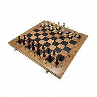 Набор настольных игр "Шахматы, нарды, шашки 3 в 1" Set3 NE-SP-SET-09 игровая доска 48х48 см