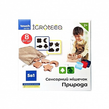 Сенсорный мешочек "Природа" Igroteco 900590 дерево
