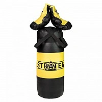 Boxing set "Yellow-black" Strateg 2073ST