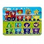 Wooden Puzzle "Geometric Shapes" Ubumblebees (PSD048) PSD048