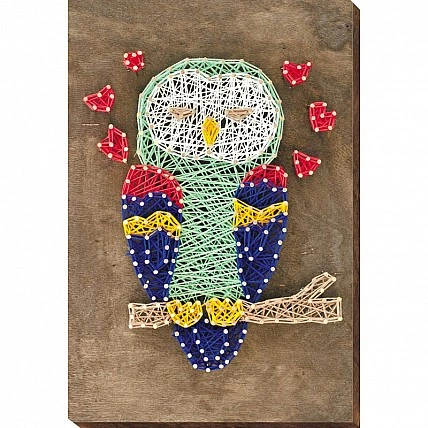 Набор стринг-арт "Сова" ABC-004 деревянная основа