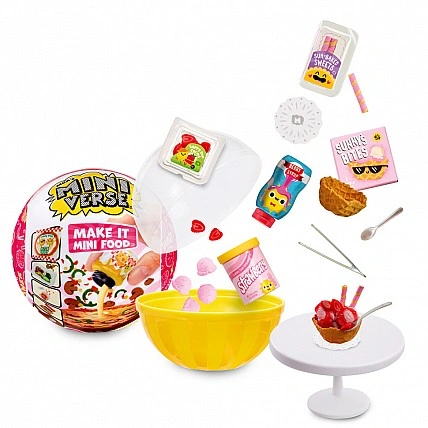 Игровой набор для творчества Создай ужин MGA's Miniverse 591825 серии "Mini Food"