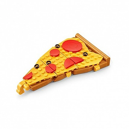 Детский конструктор Кусочек пиццы MAX 83186GQ1-114, 114 деталей