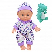 Детская Кукла-Пупс "Cute baby" HX623-5/7 с игрушкой Фиолетовый