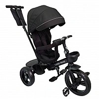 Велосипед детский трехколесный MT 1001-1 Elegant Black с родительской ручкой