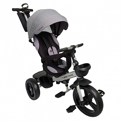 Велосипед детский трехколесный MT 1001-1 Smart Grey с родительской ручкой