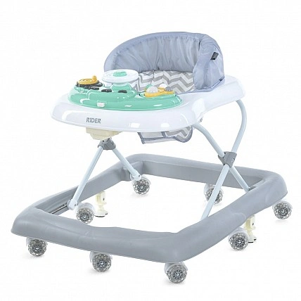 Ходунки детские RIDER ME 1185 Grey, световые и звуковые эффекты