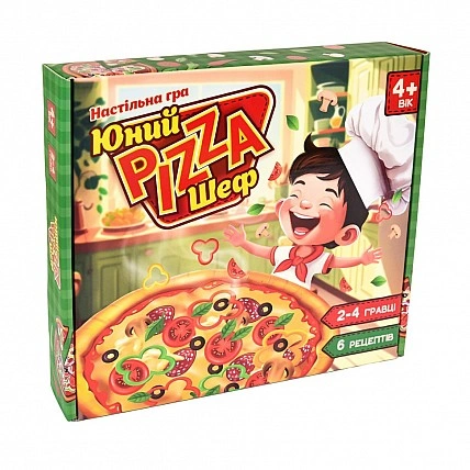 Настольная игра Юный Pizza Шеф 30781 ингредиенты для пиццы 6 рецептов