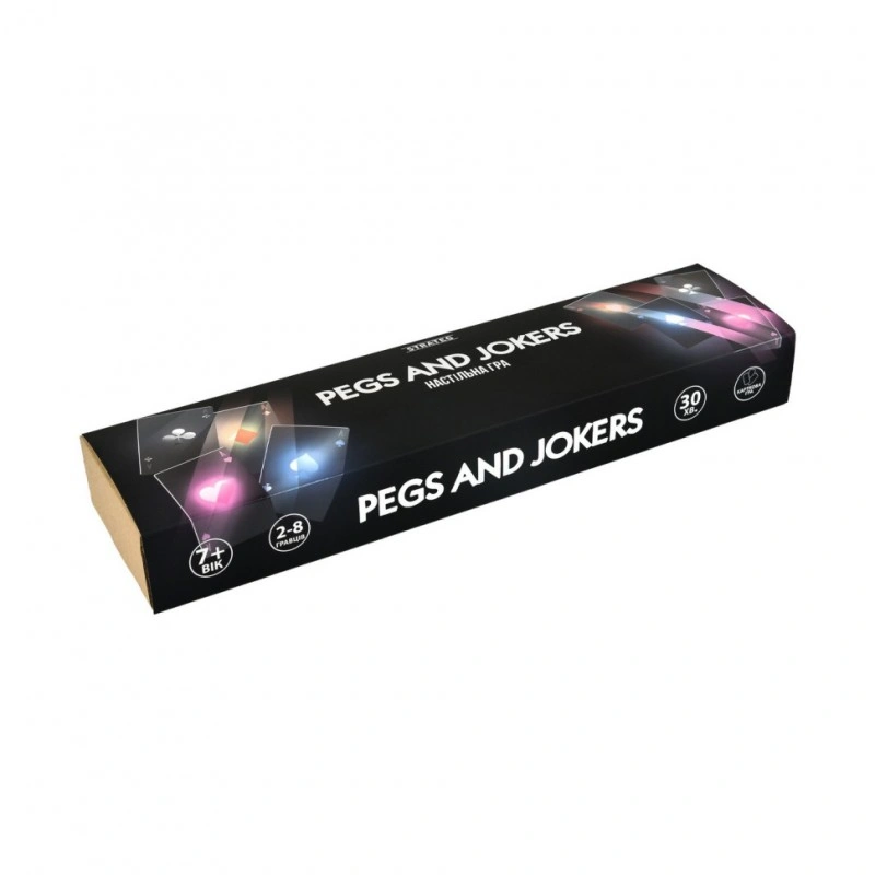 Настільна гра Pegs and Jokers 30348 картки 108 штук, інструкція